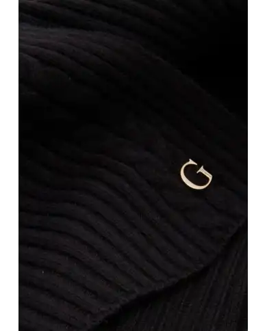 GUESS SCIARPA KNITTED NERO GUESS SCIARPA KNITTED NERO