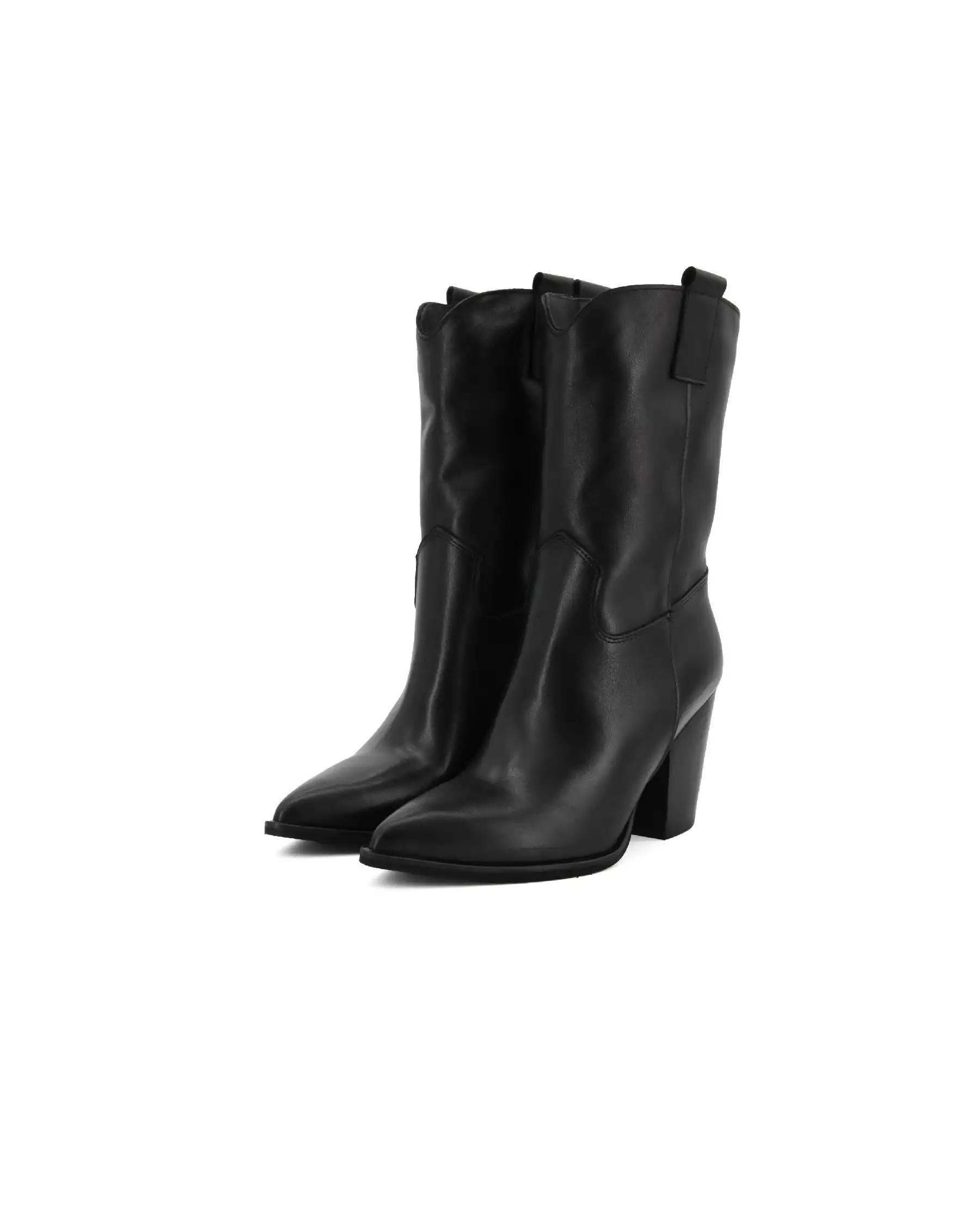 ALMA PIEL STIVALETTI TEXANI NERO