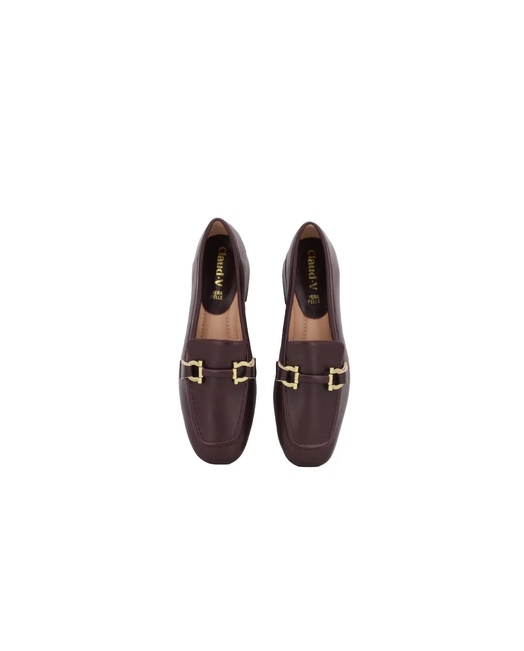 CLAUD•V MOCASSINI BORDEAUX