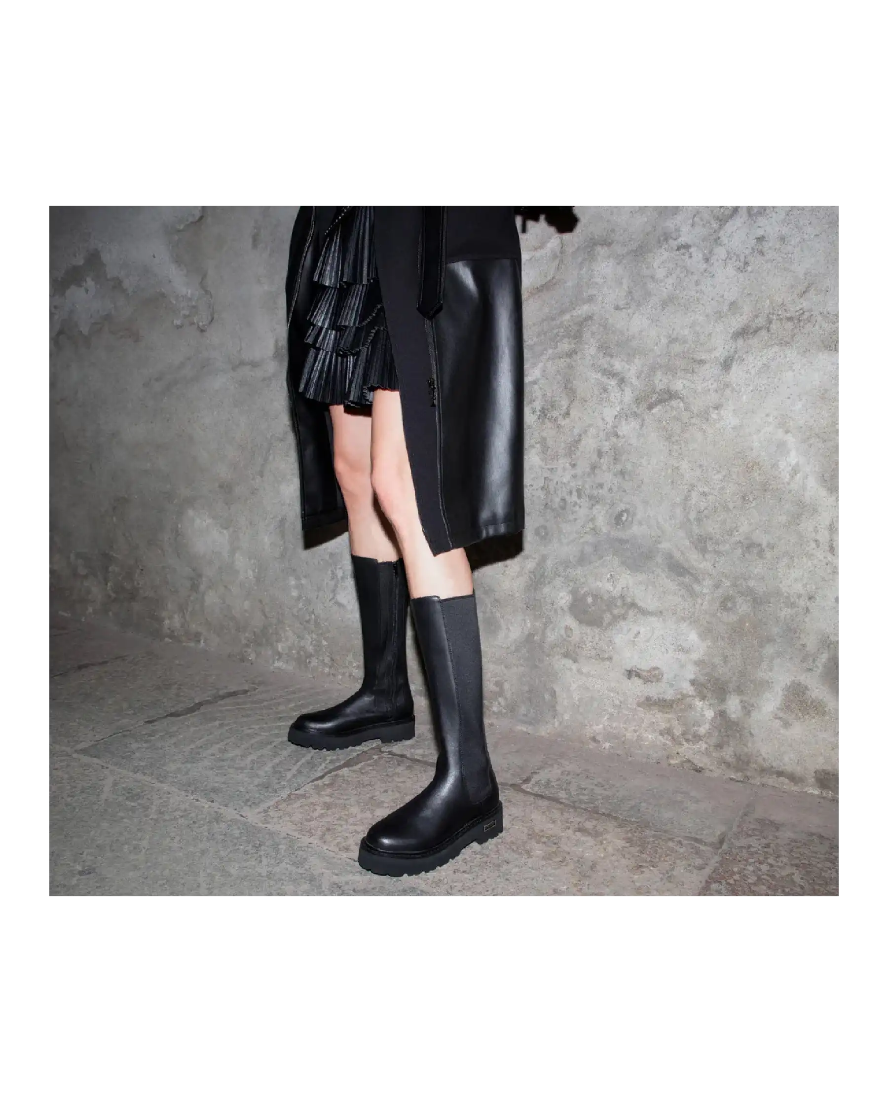 CULT STIVALI SLASH NERO