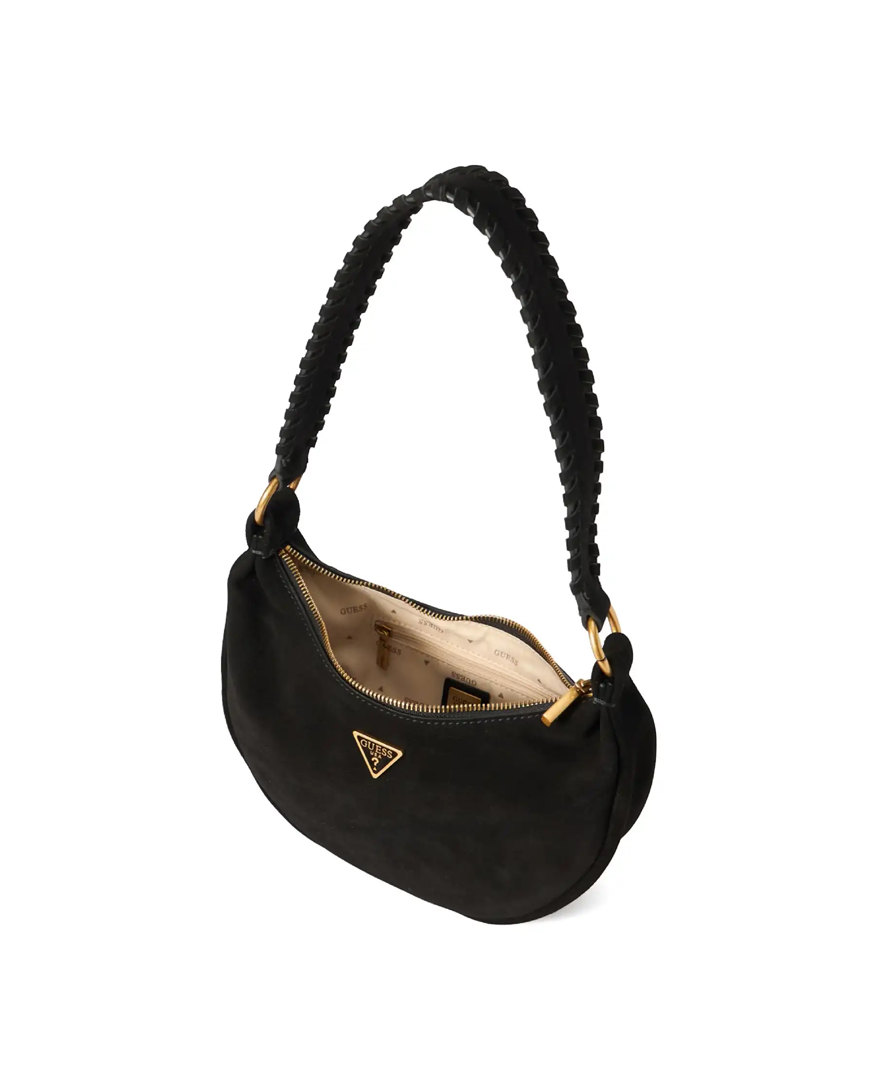GUESS BORSA AMITA HOBO NERO