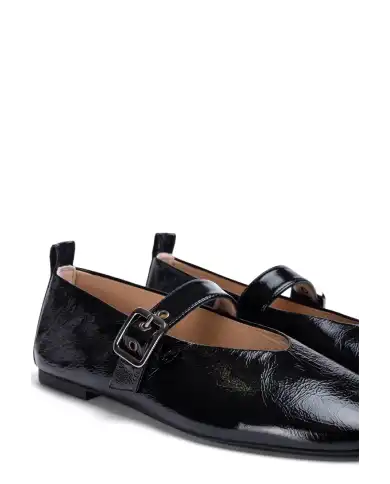UNISA BALLERINA MARY JANE BORA NERO UNISA BALLERINA MARY JANE BORA NERO