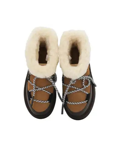 EMU AUSTRALIA STIVALETTI BLURRED MICRO MARRONE EMU AUSTRALIA STIVALETTI BLURRED MICRO MARRONE