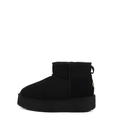 EMU AUSTRALIA STIVALETTI STINGER MICRO FLATFORM NERO EMU AUSTRALIA STIVALETTI STINGER MICRO FLATFORM NERO