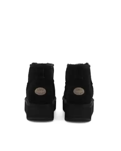 EMU AUSTRALIA STIVALETTI STINGER MICRO FLATFORM NERO EMU AUSTRALIA STIVALETTI STINGER MICRO FLATFORM NERO