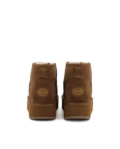 EMU AUSTRALIA STIVALETTI STINGER MICRO FLATFORM MARRONE EMU AUSTRALIA STIVALETTI STINGER MICRO FLATFORM MARRONE
