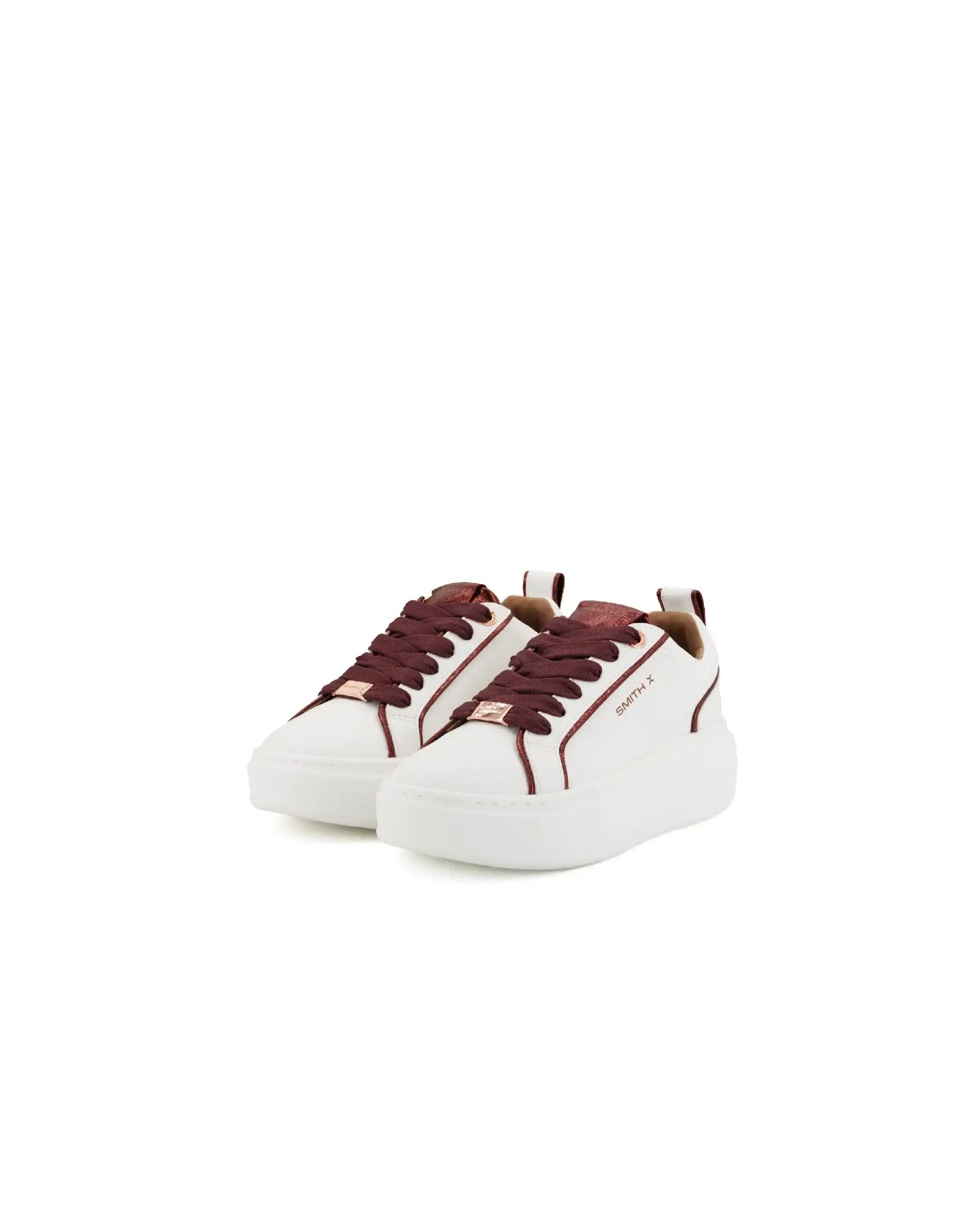 SMITH X SNEAKERS STONE HIGH BIANCO SMITH X SNEAKERS STONE HIGH BIANCO