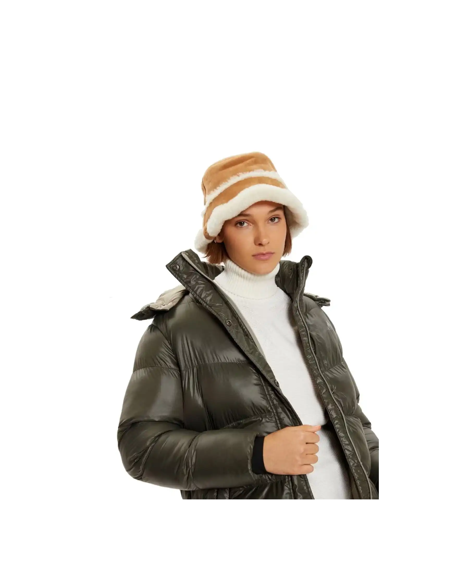 EMU AUSTRALIA CAPPELLO SHEEPSKIN MARRONE