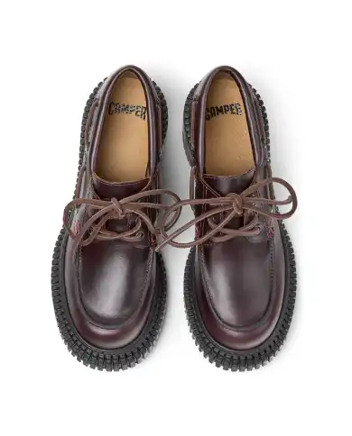CAMPER BARCA CON TACCO LONDON BORDEAUX CAMPER BARCA CON TACCO LONDON BORDEAUX