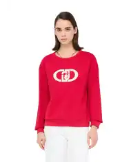 LIU JO FELPA ROSSO LIU JO FELPA ROSSO