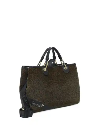 BRACCIALINI BORSA BETH ANIMALIER MACULATO BRACCIALINI BORSA BETH ANIMALIER MACULATO