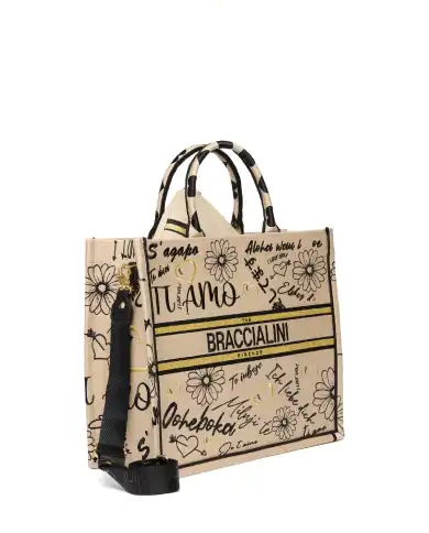 BRACCIALINI BORSA QUEEN BEIGE BRACCIALINI BORSA QUEEN BEIGE