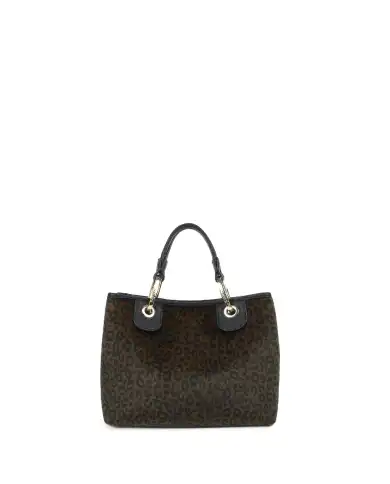 BRACCIALINI BORSA BETH ANIMALIER MACULATO