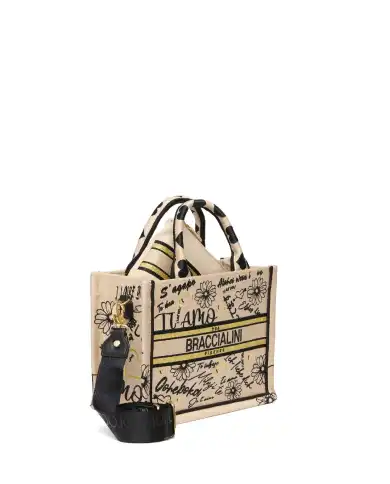BRACCIALINI BORSA QUEEN BEIGE