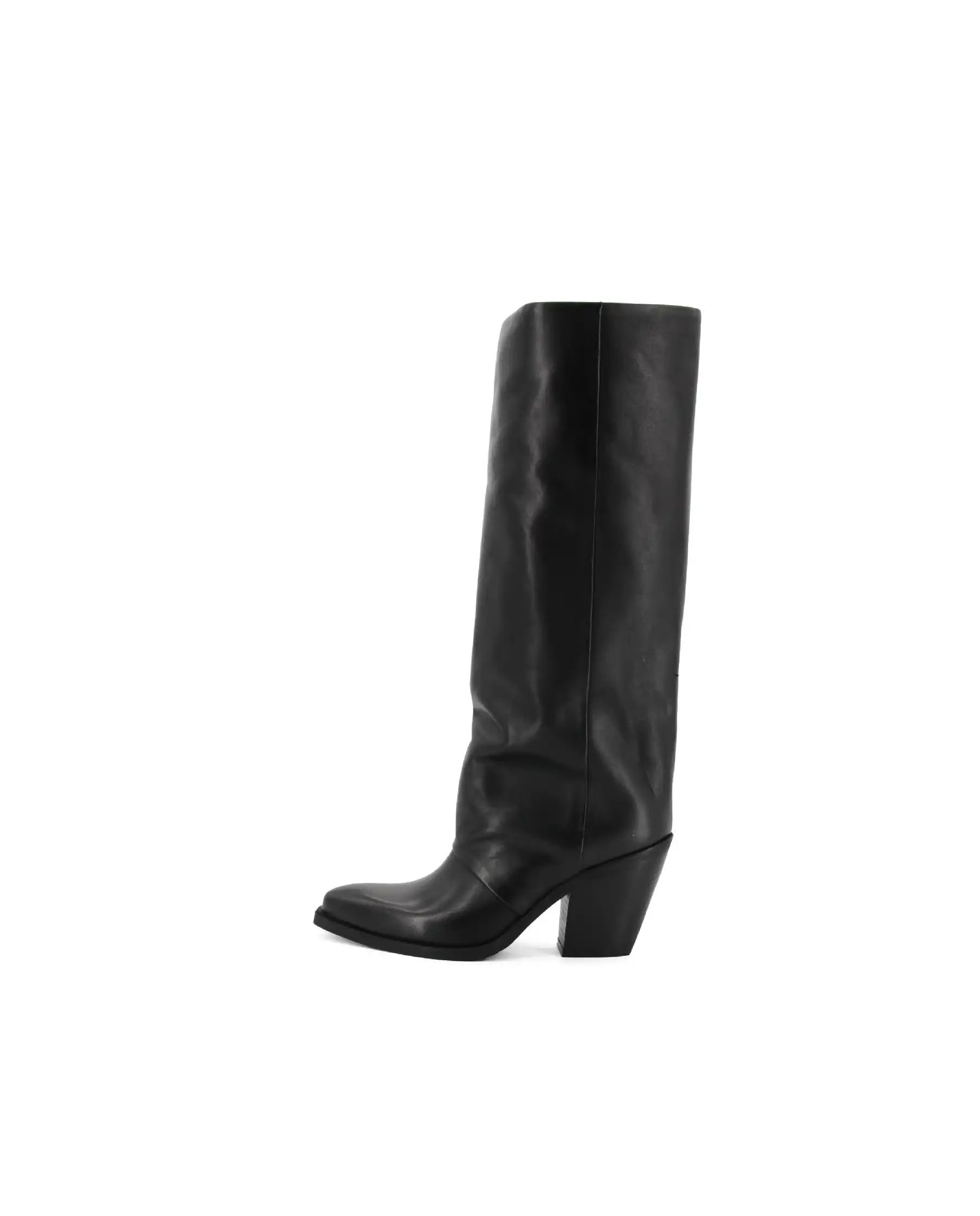 METISSE STIVALI TEXANI NERO