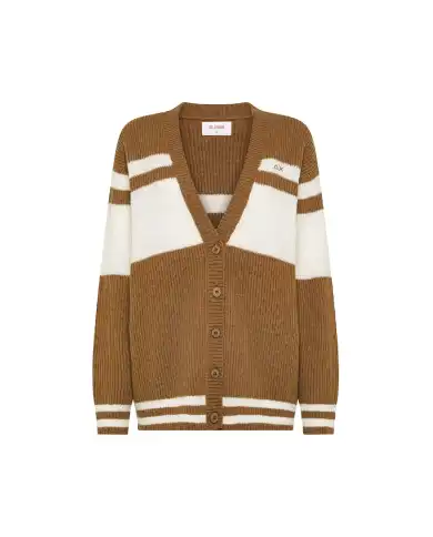 SUN 68 CARDIGAN COLOR BLOCK CAMMELLO SUN 68 CARDIGAN COLOR BLOCK CAMMELLO