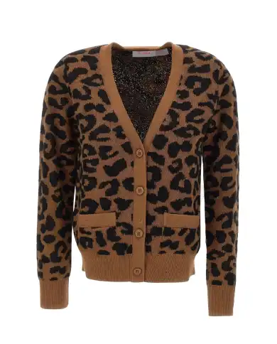 SUN 68 CARDIGAN LEOPARD MACULATO SUN 68 CARDIGAN LEOPARD MACULATO