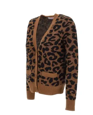 SUN 68 CARDIGAN LEOPARD MACULATO SUN 68 CARDIGAN LEOPARD MACULATO