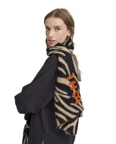 ICHI SCIARPA LEANE MACULATO ICHI SCIARPA LEANE MACULATO