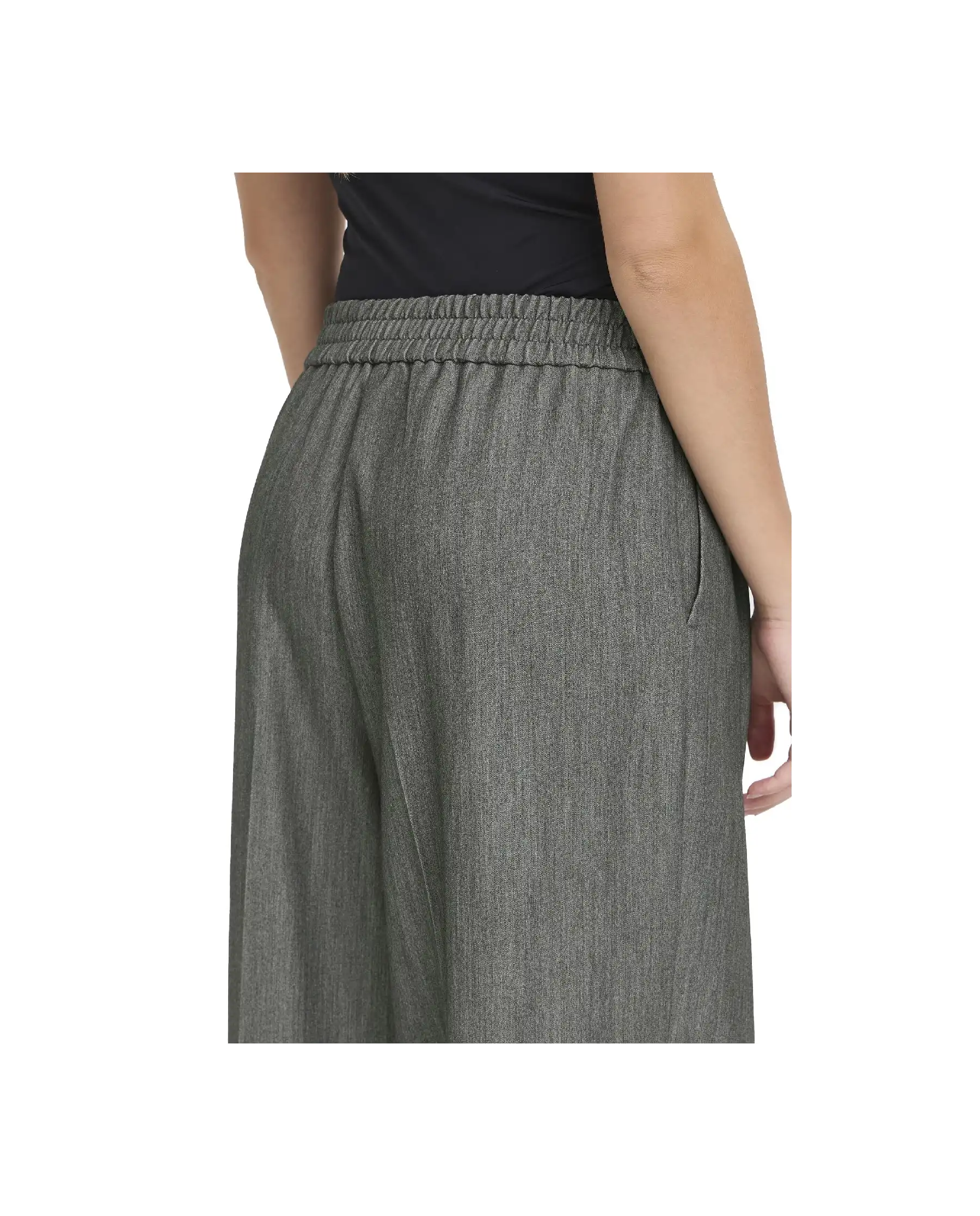 ICHI PANTALONI FILANO GRIGIO