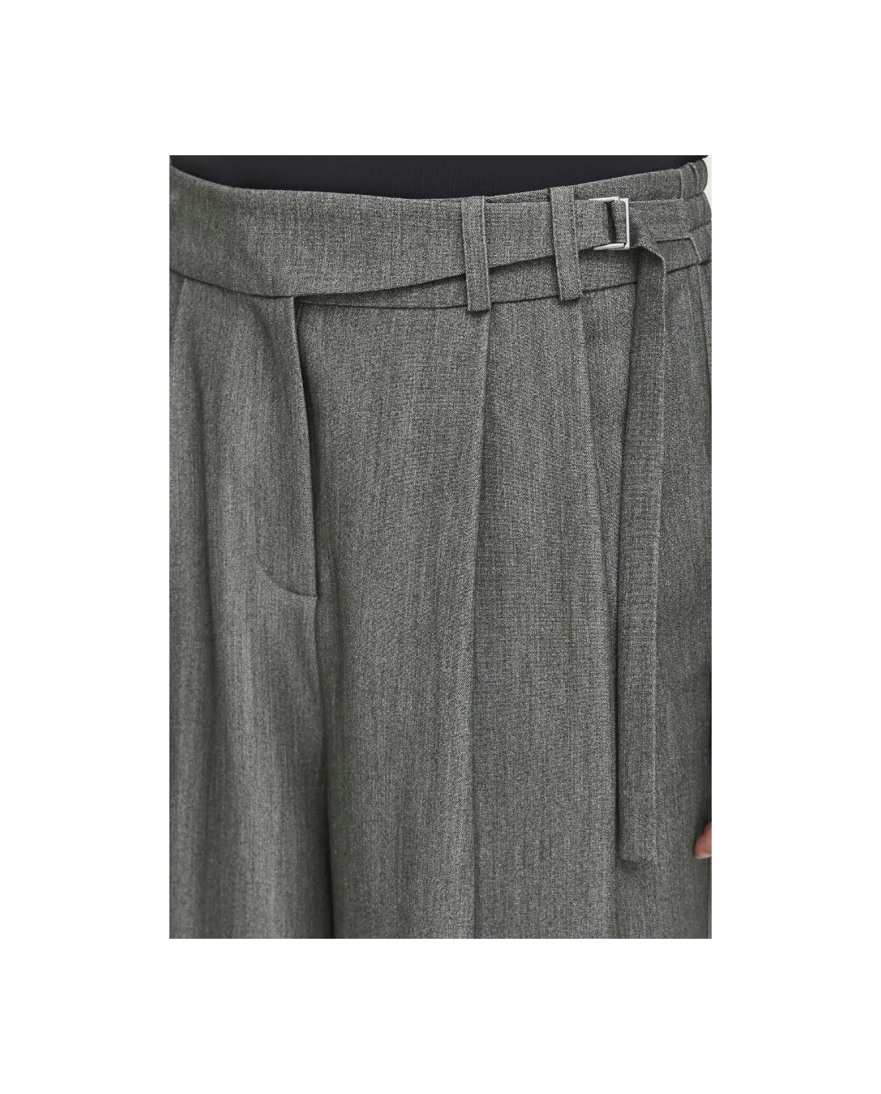 ICHI PANTALONI FILANO GRIGIO