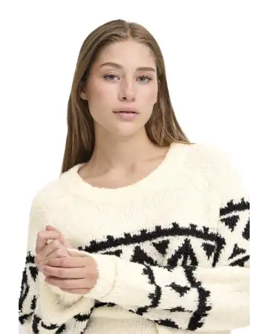 ICHI MAGLIONE CARANI PANNA ICHI MAGLIONE CARANI PANNA