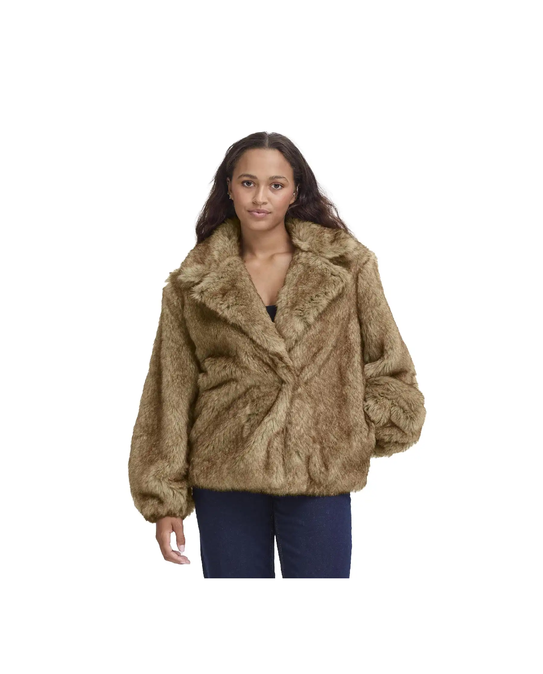 ICHI PELLICCIA FAZOCA CAMMELLO