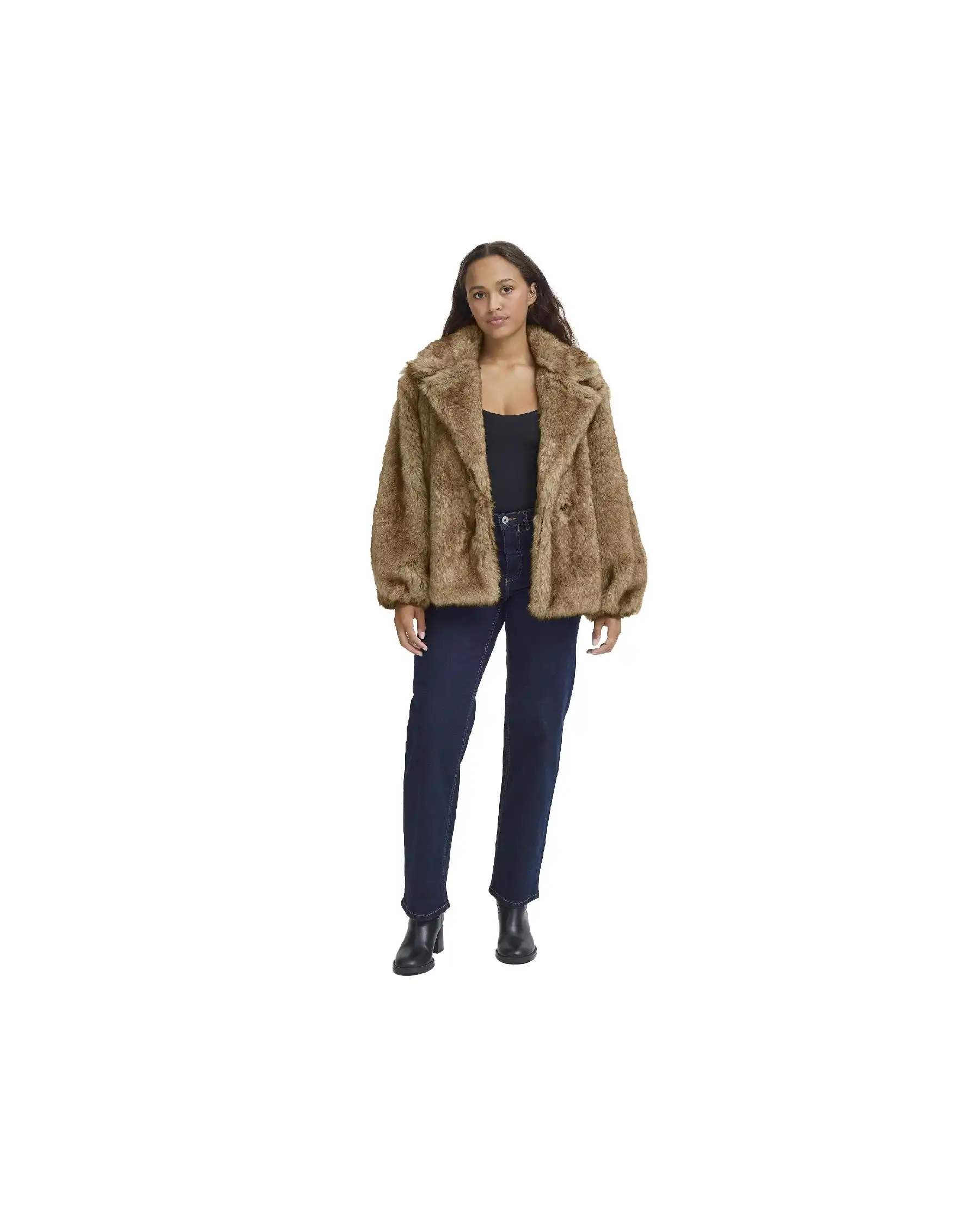 ICHI PELLICCIA FAZOCA CAMMELLO