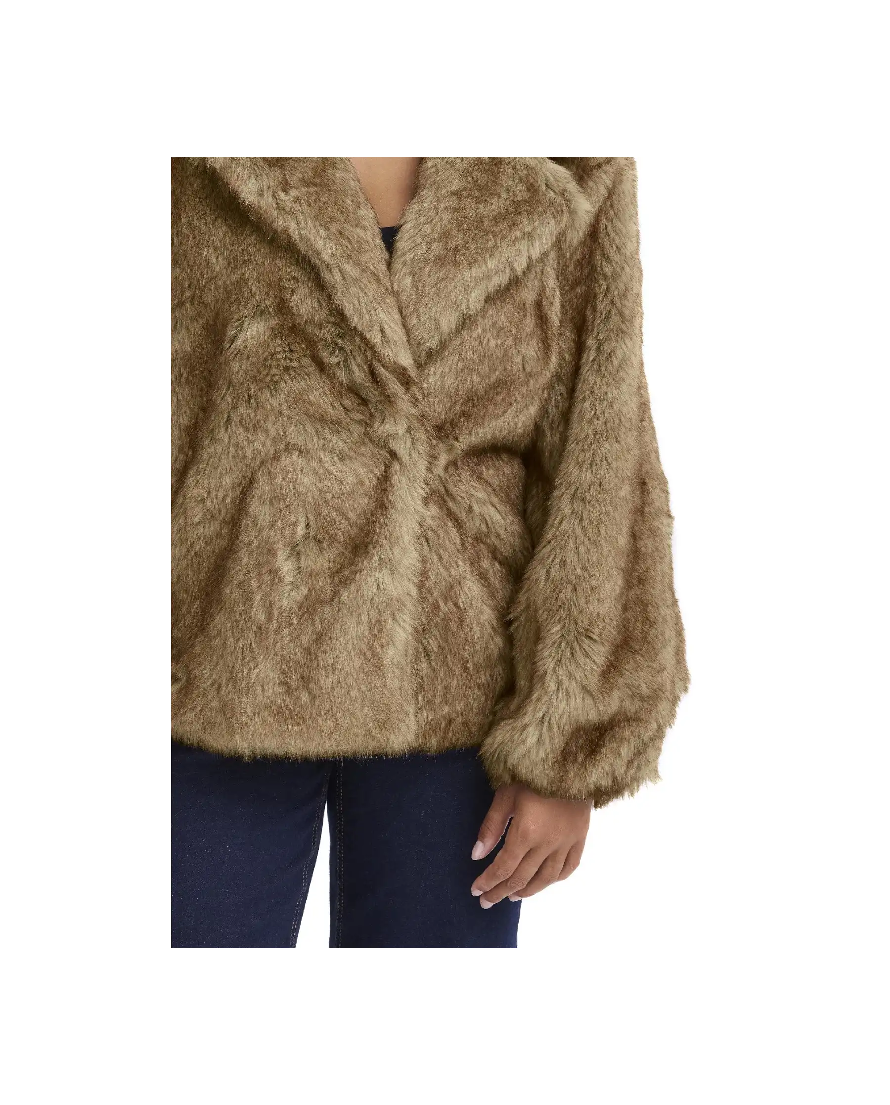 ICHI PELLICCIA FAZOCA CAMMELLO