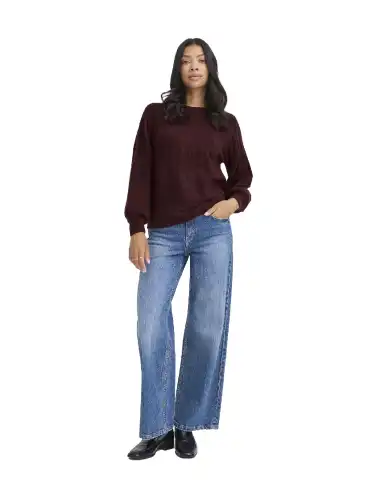 B.YOUNG MAGLIONE MAGGE BORDEAUX B.YOUNG MAGLIONE MAGGE BORDEAUX