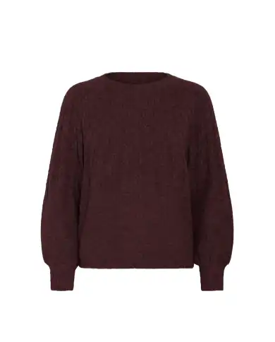 B.YOUNG MAGLIONE MAGGE BORDEAUX B.YOUNG MAGLIONE MAGGE BORDEAUX