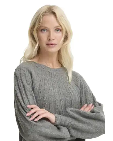 B.YOUNG MAGLIONE MAGGE GRIGIO B.YOUNG MAGLIONE MAGGE GRIGIO