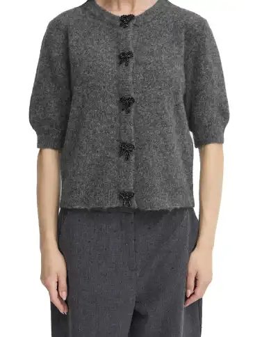 B.YOUNG CARDIGAN OMEA GRIGIO B.YOUNG CARDIGAN OMEA GRIGIO