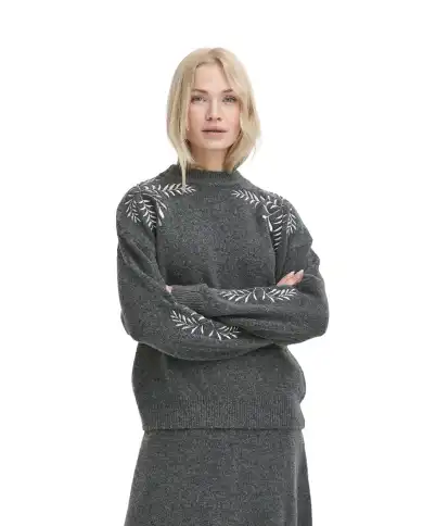 B.YOUNG MAGLIONE MAGGE GRIGIO B.YOUNG MAGLIONE MAGGE GRIGIO