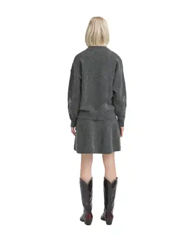 B.YOUNG MAGLIONE MAGGE GRIGIO B.YOUNG MAGLIONE MAGGE GRIGIO