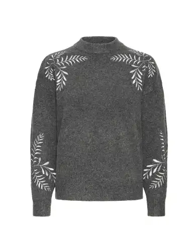 B.YOUNG MAGLIONE MAGGE GRIGIO B.YOUNG MAGLIONE MAGGE GRIGIO