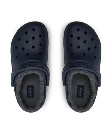 CROCS SABOT CLASSIC LINED BLU