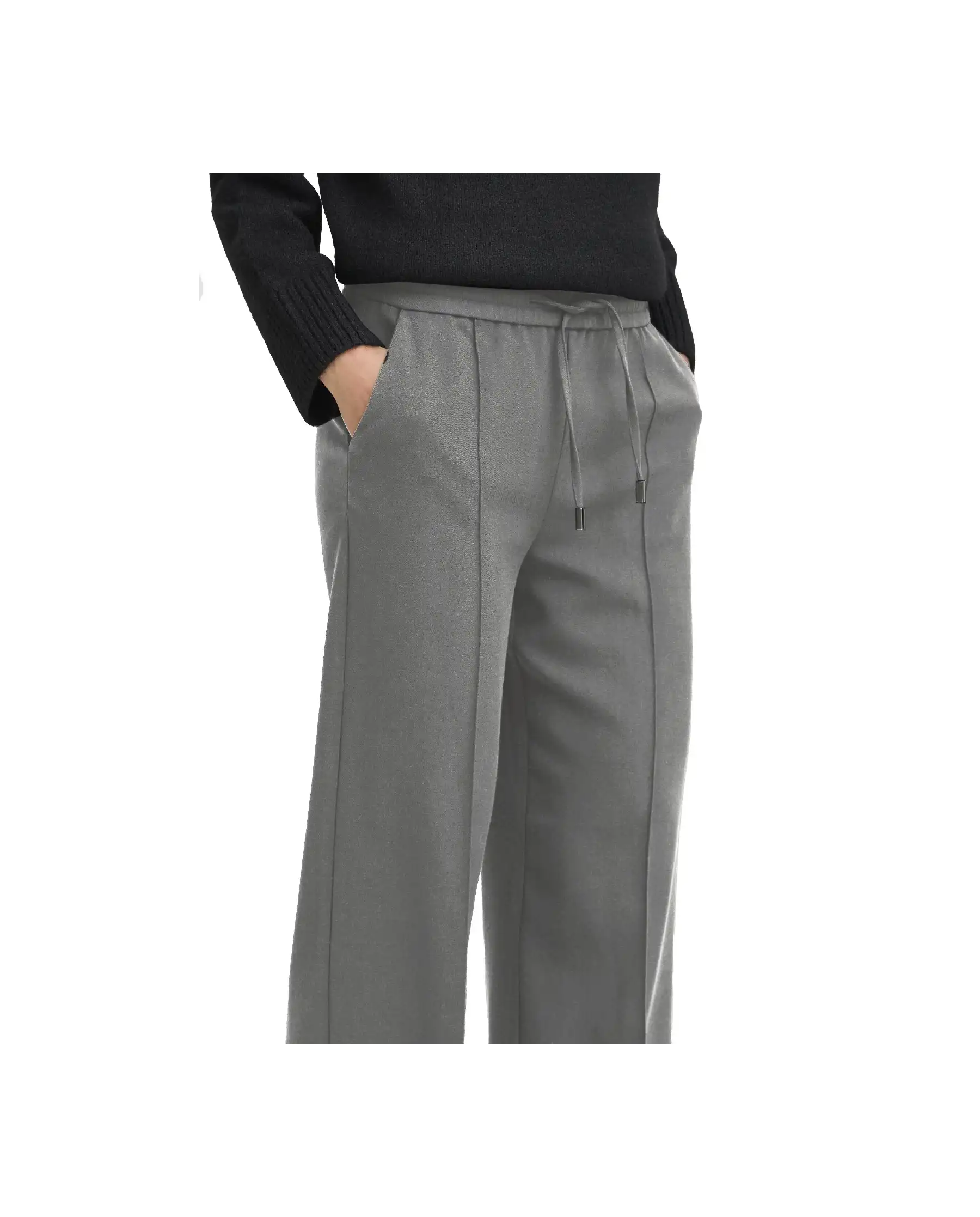 B.YOUNG PANTALONI ENCORE GRIGIO