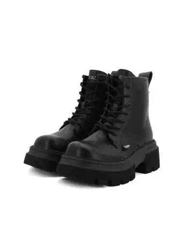 BUFFALO ANFIBI MAVE LACE NERO BUFFALO ANFIBI MAVE LACE NERO