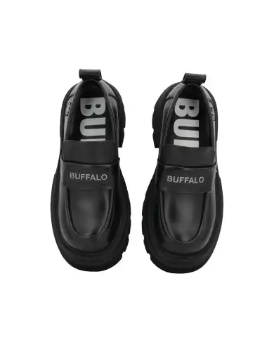 BUFFALO MOCASSINI MAVE LOAFER NERO BUFFALO MOCASSINI MAVE LOAFER NERO