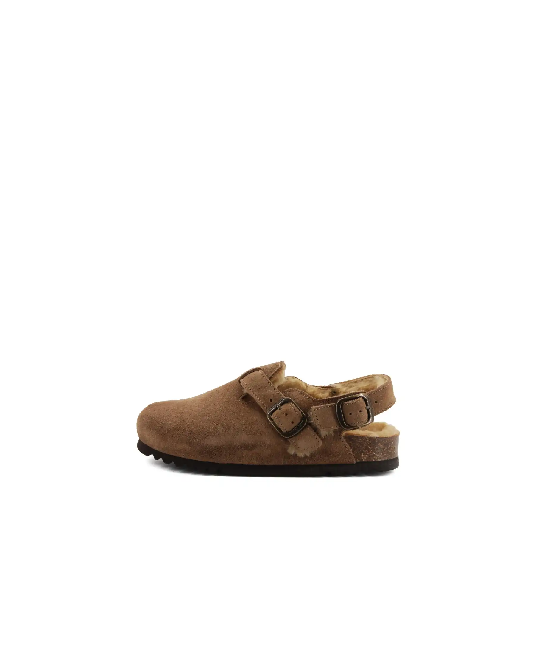 SCHOLL SABOT FAE BACKSTRAP TAUPE