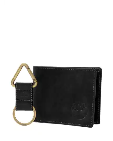 TIMBERLAND SET PORTAFOGLIO E PORTACHIAVI BILLFOLD NERO TIMBERLAND SET PORTAFOGLIO E PORTACHIAVI BILLFOLD NERO