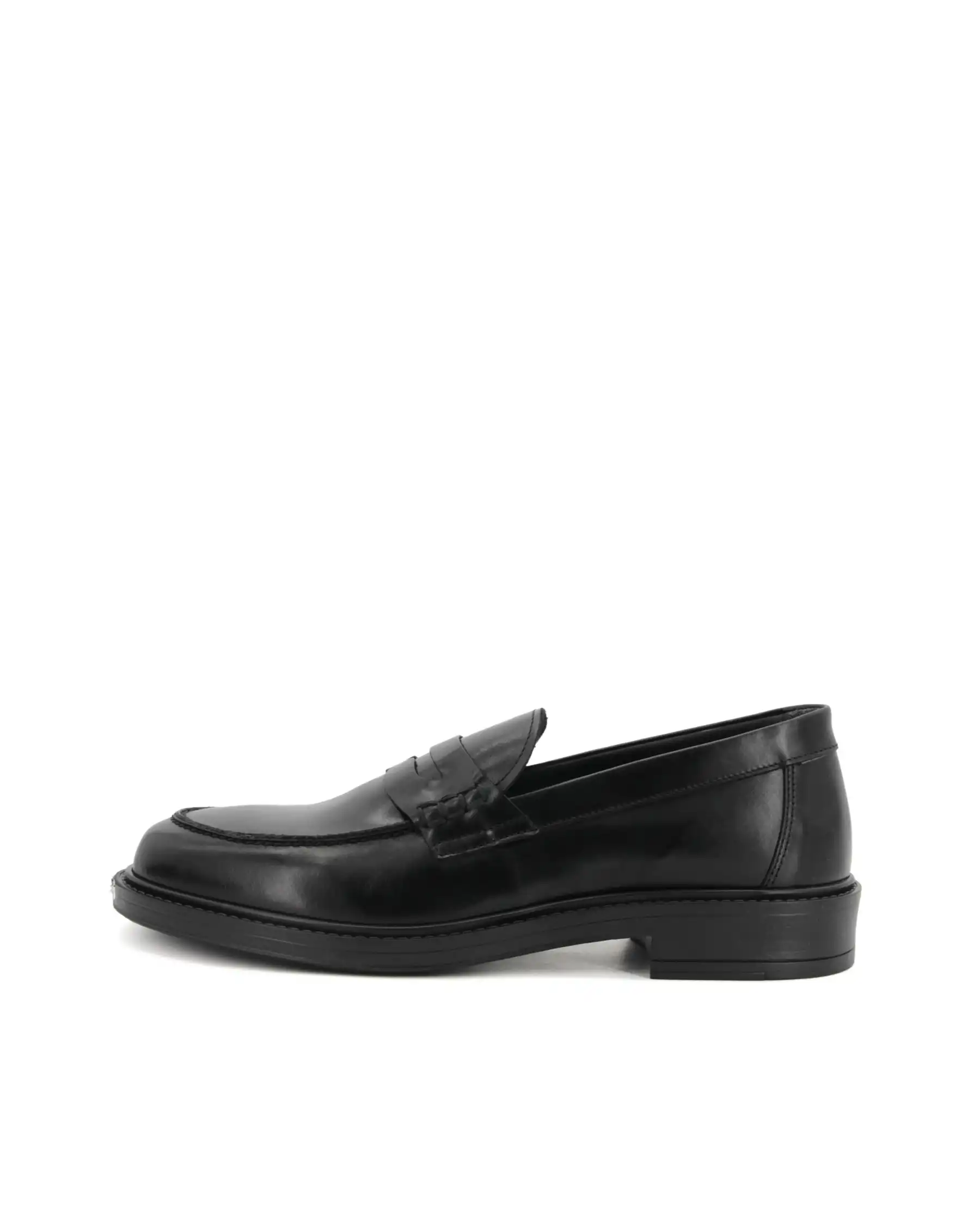 S.WALKER MOCASSINI NERO