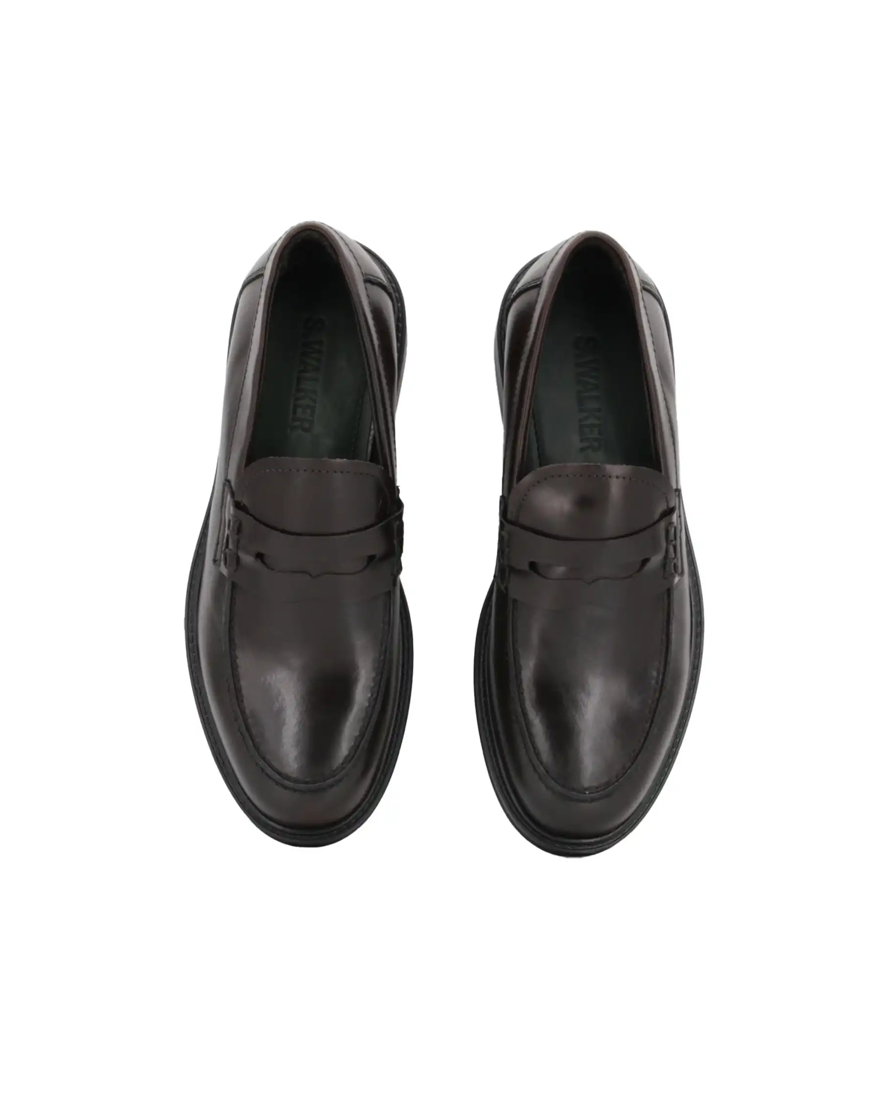 S.WALKER MOCASSINI TESTA DI MORO