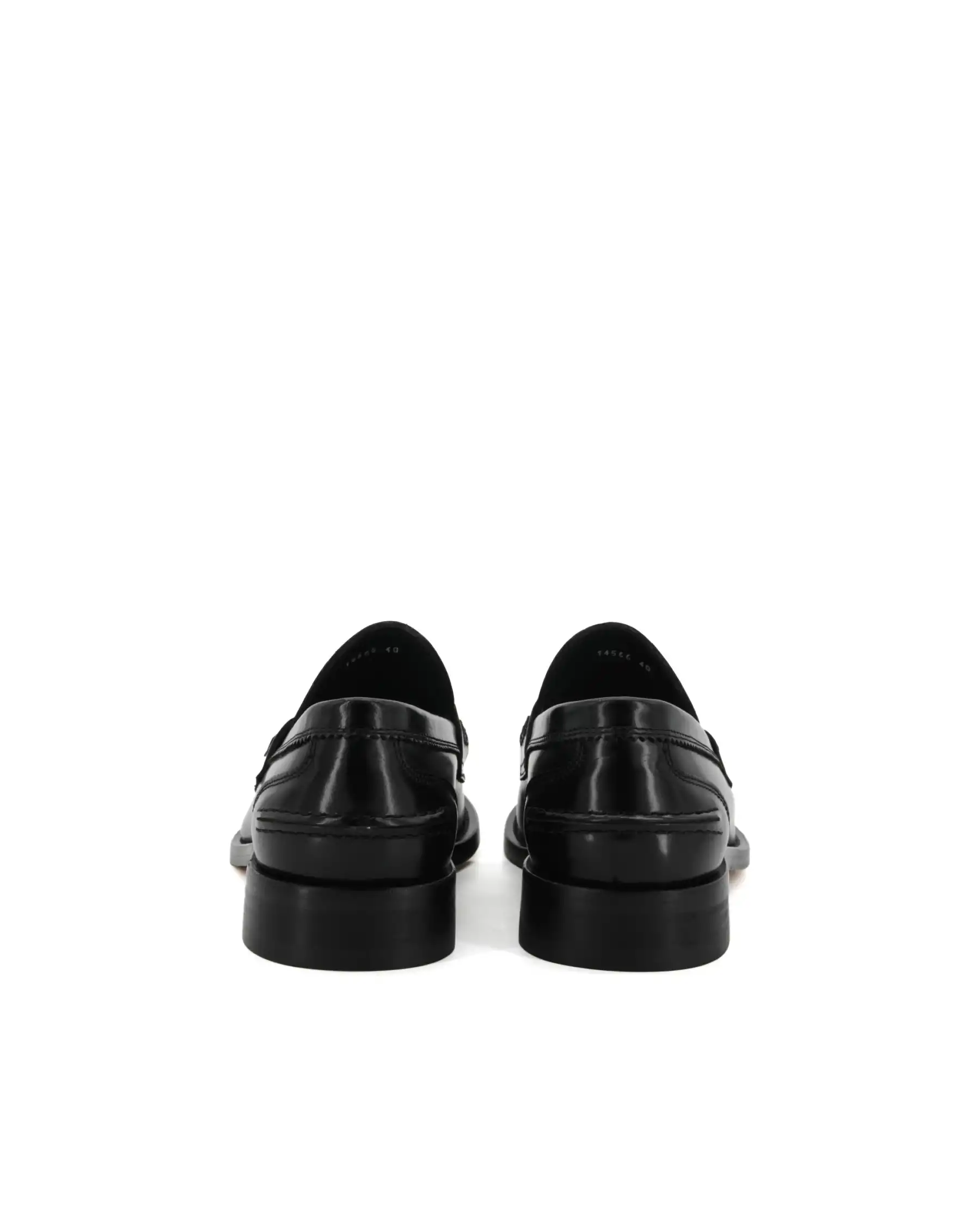 ANTICA CUOIERIA MOCASSINI GLOSS NERO