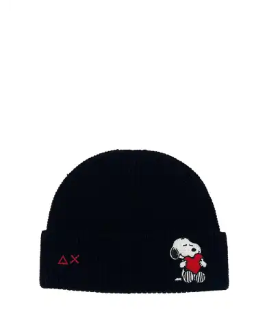SUN 68 BERRETTO PEANUTS NERO
