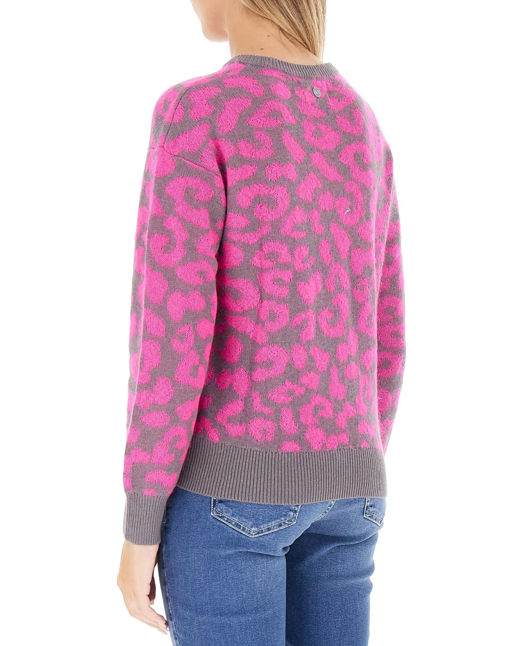 SUN 68 MAGLIONE LEOPARD GRIGIO SUN 68 MAGLIONE LEOPARD GRIGIO