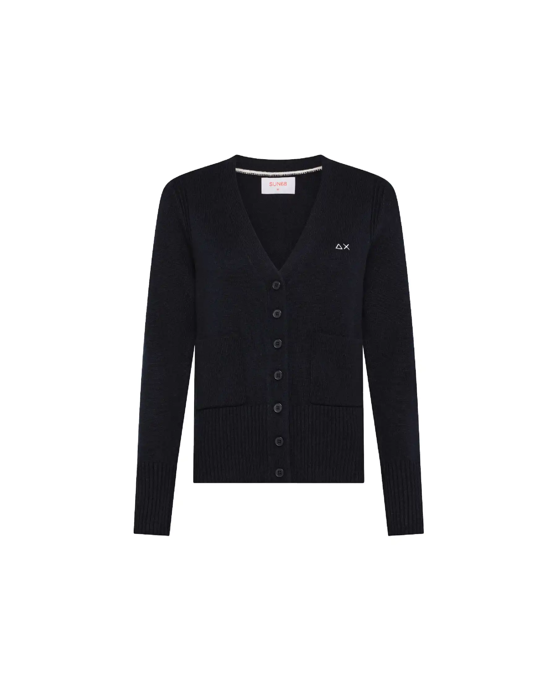 SUN 68 CARDIGAN SOLID WARM BLU SUN 68 CARDIGAN SOLID WARM BLU
