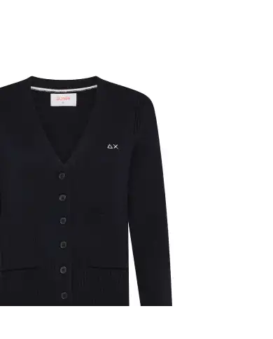SUN 68 CARDIGAN SOLID WARM BLU SUN 68 CARDIGAN SOLID WARM BLU
