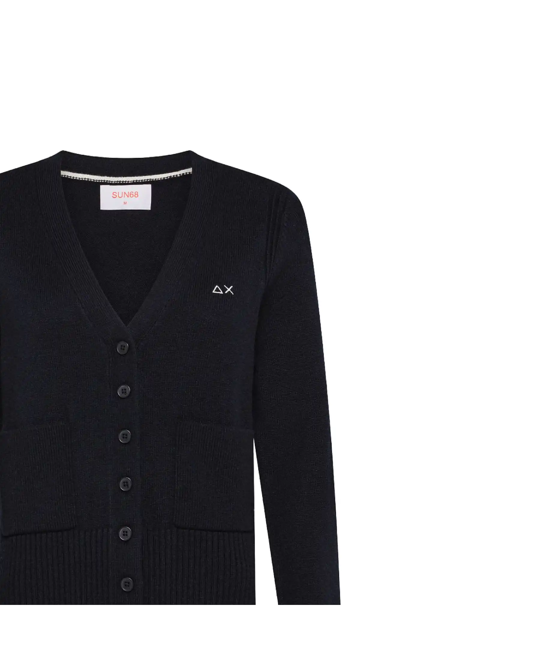SUN 68 CARDIGAN SOLID WARM BLU SUN 68 CARDIGAN SOLID WARM BLU